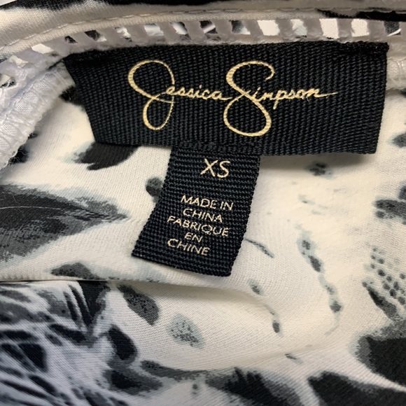 Jessica Simpson Billowy Peasant Blouse Size XS - Picture 8 of 8